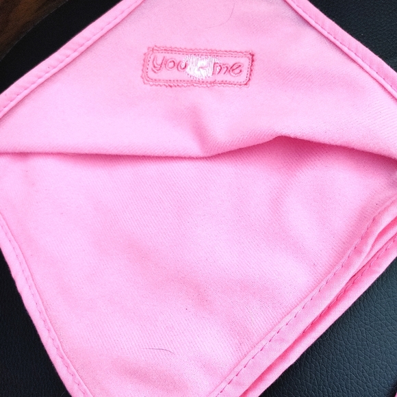 You and Me Blanket and Bib Set - Used, Excellent Condition, Like New - Picture 2 of 4